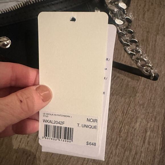 Zadig & Voltaire Le Cecilia Patchwork Stud Bag. - Picture 7 of 9